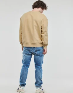 Outlet Calvin Klein Jeans - SHRUNKEN BADGE CREW NECK Beige