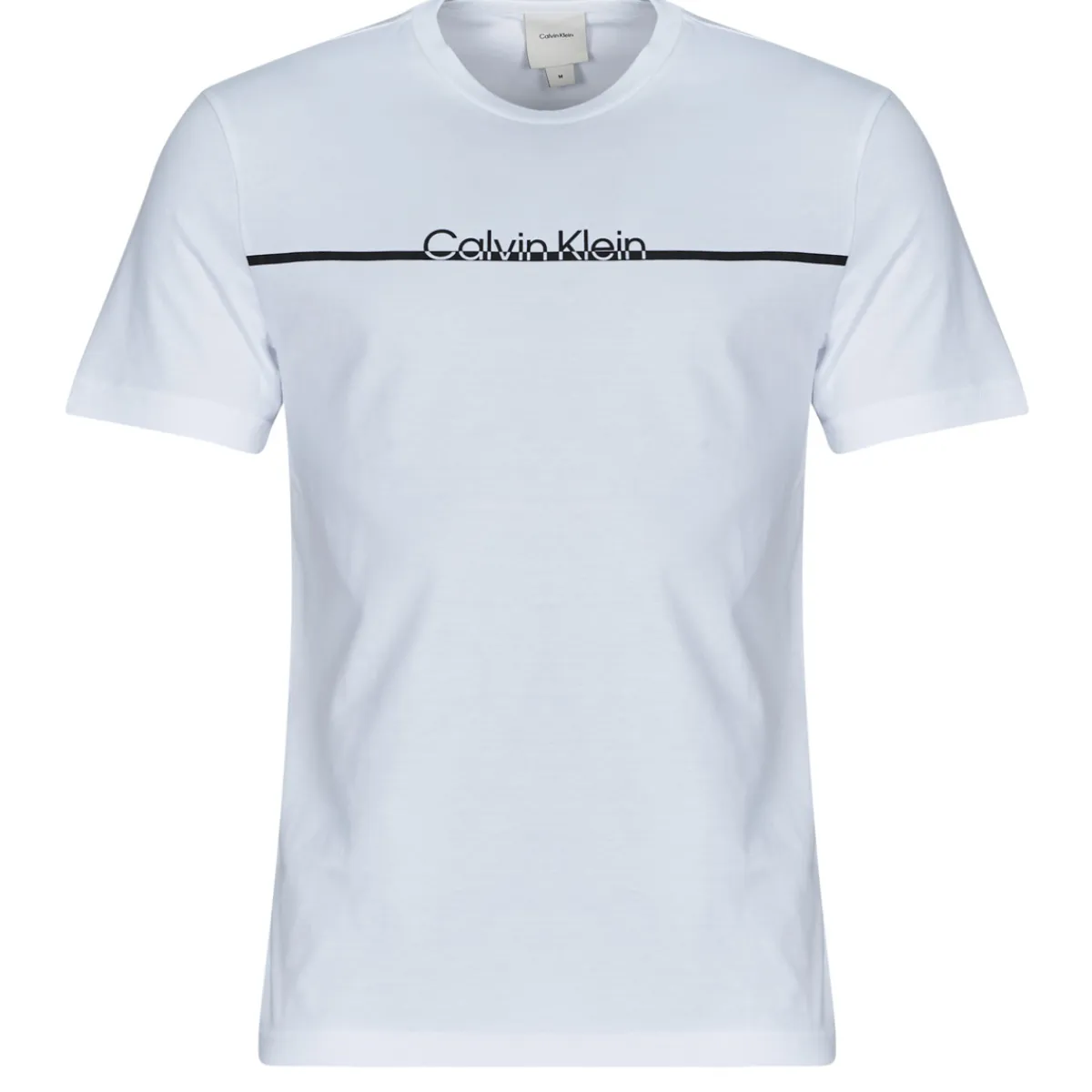 Calvin Klein Jeans - SPLIT LINE LOGO T-SHIRT Blanc Best