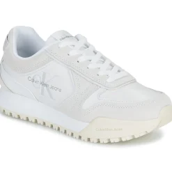 Calvin Klein Jeans - TOOTHY RUNNER IRREGULARLINES Blanc