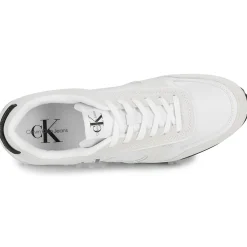 New Calvin Klein Jeans - TOOTHY RUNNER IRREGULARLINES Blanc