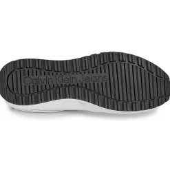 New Calvin Klein Jeans - TOOTHY RUNNER IRREGULARLINES Blanc