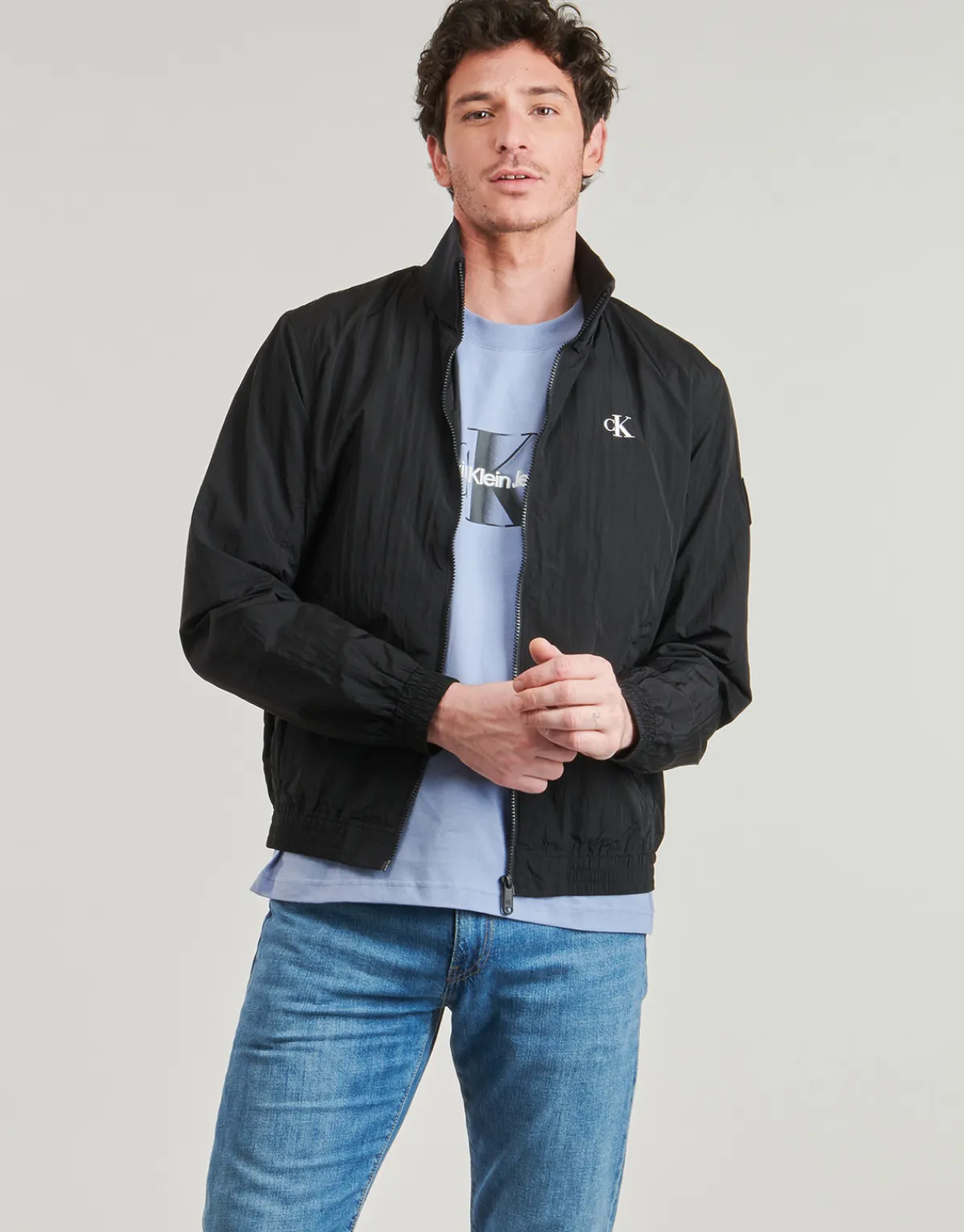 Calvin Klein Jeans - UNPADDED HARRINGTON JACKET Noir Online