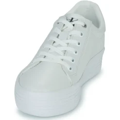 Calvin Klein Jeans - VULC FLATFORM LACEUP Blanc Online