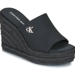 Sale Calvin Klein Jeans - WEDGE ROPE SLIDE MG Noir