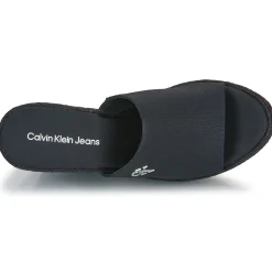 Sale Calvin Klein Jeans - WEDGE ROPE SLIDE MG Noir