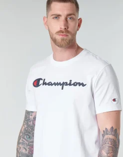 Champion - COTTON ATHLETIC JERSEY COMBED Blanc Hot