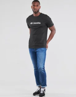 Clearance Columbia - CSC BASIC LOGO SHORT SLEEVE SHIRT Noir