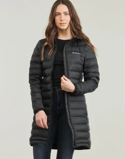 Columbia - Lake 22 II Down Long Hooded Jacket Noir Outlet