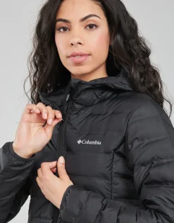 Columbia - LAKE DOWN LONG HOODED JACKET Noir Clearance