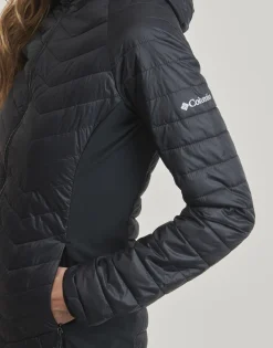 Columbia - POWDER PASS II HYBRID HOODED JACKET Noir Hot