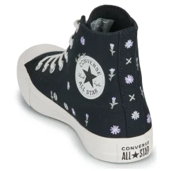 New Converse - CHUCK TAYLOR ALL STAR EMBROIDERED FLOWERS Noir