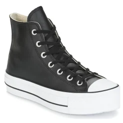 Online Converse - CHUCK TAYLOR ALL STAR LIFT CLEAN LEATHER HI Noir