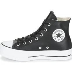 Online Converse - CHUCK TAYLOR ALL STAR LIFT CLEAN LEATHER HI Noir