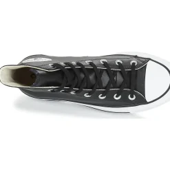 Online Converse - CHUCK TAYLOR ALL STAR LIFT CLEAN LEATHER HI Noir