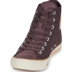 Online Converse - CHUCK TAYLOR ALL STAR CANVAS & LEATHER Marron