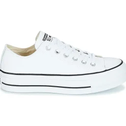 Converse - CHUCK TAYLOR ALL STAR LIFT CLEAN LEATHER OX Blanc Best