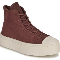 Discount Converse - CHUCK TAYLOR ALL STAR MODERN LIFT WINTER Bordeaux
