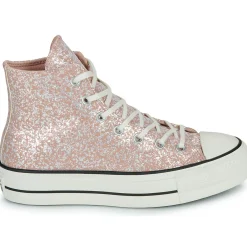 Converse - CHUCK TAYLOR ALL STAR LIFT PLATFORM GLITTER Rose Clearance