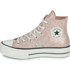 Converse - CHUCK TAYLOR ALL STAR LIFT PLATFORM GLITTER Rose Clearance