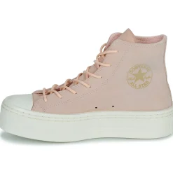 Discount Converse - CHUCK TAYLOR ALL STAR MODERN LIFT PLATFORM MONO SUEDE Rose