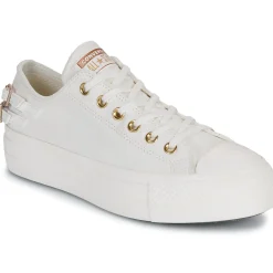 Converse - CHUCK TAYLOR ALL STAR LIFT PLATFORM BUCKLE Blanc Clearance