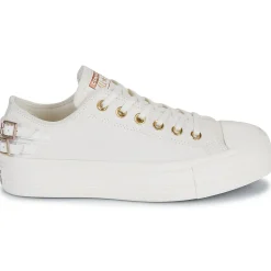 Converse - CHUCK TAYLOR ALL STAR LIFT PLATFORM BUCKLE Blanc Clearance