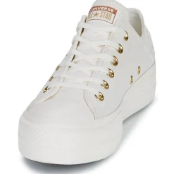 Converse - CHUCK TAYLOR ALL STAR LIFT PLATFORM BUCKLE Blanc Clearance