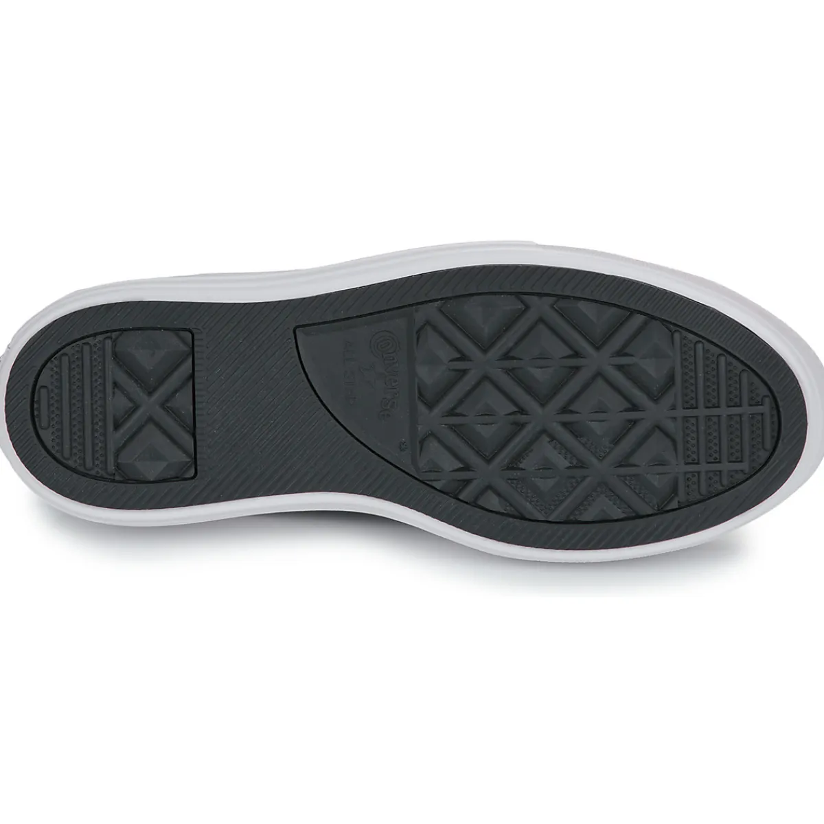 Sale Converse - CHUCK TAYLOR ALL STAR MOVE PLATFORM LEATHER Noir