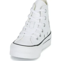 Converse - Chuck Taylor All Star Eva Lift Leather Foundation Hi Blanc Sale