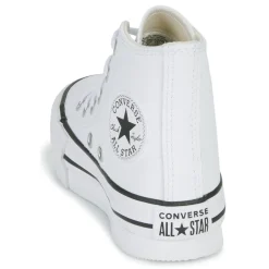 Converse - Chuck Taylor All Star Eva Lift Leather Foundation Hi Blanc Sale