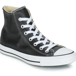 Converse - CHUCK TAYLOR ALL STAR LEATHER HI Noir Outlet