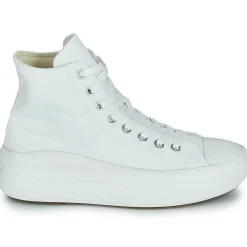 Converse - CHUCK TAYLOR ALL STAR MOVE CANVAS HI Blanc Best