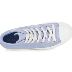 Converse - CHUCK TAYLOR ALL STAR LIFT PLATFORM SUEDE SHIMMER Bleu Best