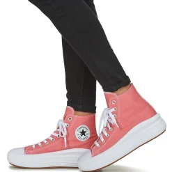 Sale Converse - CHUCK TAYLOR ALL STAR MOVE PLATFORM SEASONAL COLOR Rose