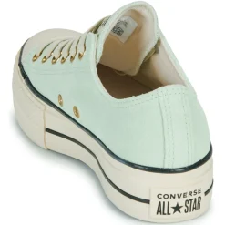 Converse - CHUCK TAYLOR ALL STAR LIFT PLATFORM SUEDE Vert Discount