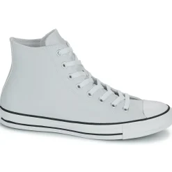 Converse - CHUCK TAYLOR ALL STAR FAUX LEATHER Gris Outlet