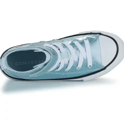 Converse - CHUCK TAYLOR ALL STAR COATED GLITTER EASY-ON Bleu Sale
