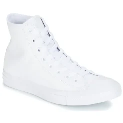 Discount Converse - CHUCK TAYLOR ALL STAR LEATHER HI Blanc