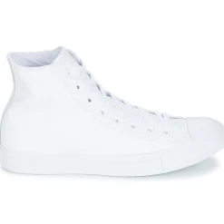Discount Converse - CHUCK TAYLOR ALL STAR LEATHER HI Blanc