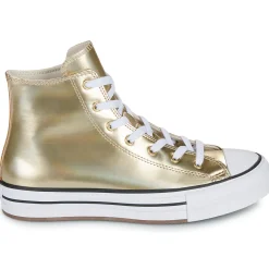 Converse - CHUCK TAYLOR ALL STAR EVA LIFT PLATFORM METALLIC Doré