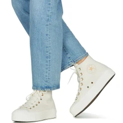 Best Converse - CHUCK TAYLOR ALL STAR LIFT PLATFORM GOLD Blanc