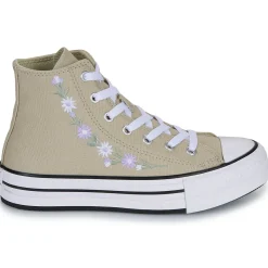 Discount Converse - CHUCK TAYLOR ALL STAR EVA LIFT PLATFORM FLORALS Beige