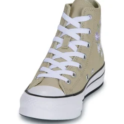 Discount Converse - CHUCK TAYLOR ALL STAR EVA LIFT PLATFORM FLORALS Beige