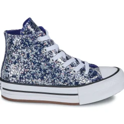 Clearance Converse - CHUCK TAYLOR ALL STAR EVA LIFT GLITTER Bleu