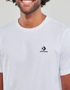 Converse - GO-TO EMBROIDERED STAR CHEVRON TEE Blanc