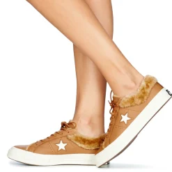 Sale Converse - ONE STAR LEATHER OX Camel
