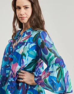 Derhy - PERMAYOU ROBE Bleu Online