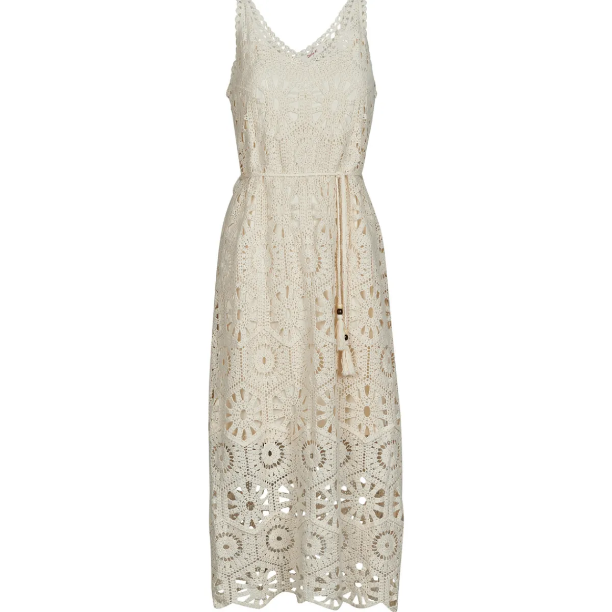 Derhy - XAVIER ROBE MAILLE Blanc Outlet