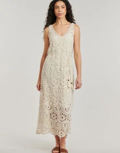 Derhy - XAVIER ROBE MAILLE Blanc Outlet