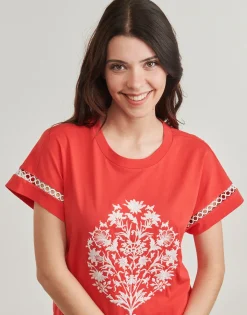 Derhy - ZIBELINE TEE SHIRT Orange Discount